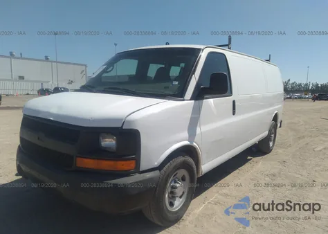 2012 Chevrolet Express Cargo Van z USA, uszkodzony, nr VIN 1GCWGGCA6C1120371